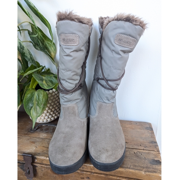 OLANG Women's Winter Boots with Wedge Heels - Picture 2 of 6